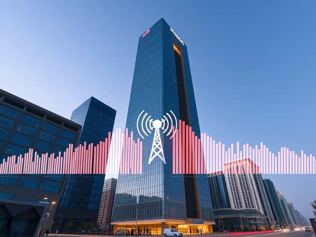 Modern UAE building causing mobile signal interference